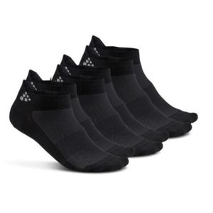 Ponožky CRAFT Shaftless 3-pack 1906059-999000 - čierna 43-45